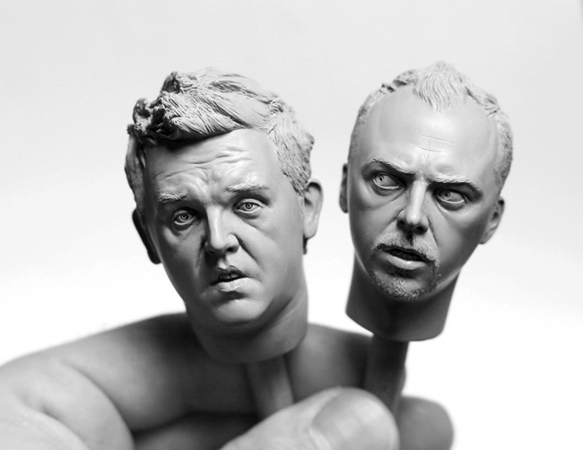 Adam Beane hyper realists sculptures